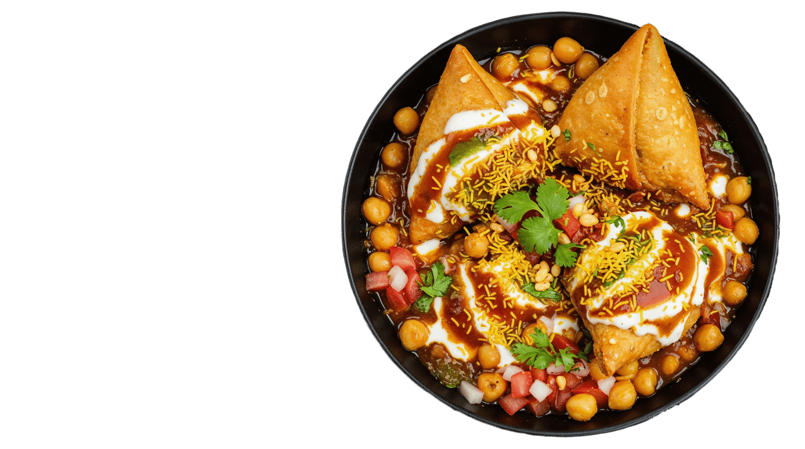 NaanUp loaded samosa bowl